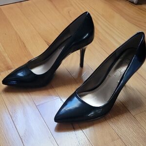 BCBG Gaminkha Elegant Black Stiletto Pumps